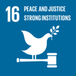 Goal 16 Peace, justice and strong institutions Peace, justice and strong institutions is the sixteenth Sustainable Development Goal of the United Nations.