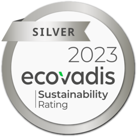 Silver in the EcoVadis CSR rating Silver in the EcoVadis CSR rating