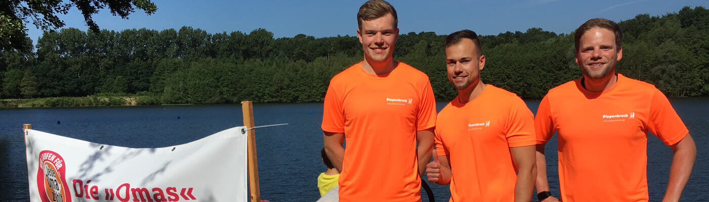 Rubbenbruchsee Race Piepenbrock employees take part in the company relay race around the Rubbenbruchsee in Osnabrück.